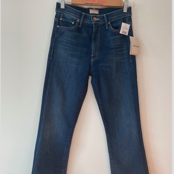 MOTHER | The Insider Crop Step Fray Bootcut Jeans (Home Movies) Size 26 NWT - Picture 5 of 10